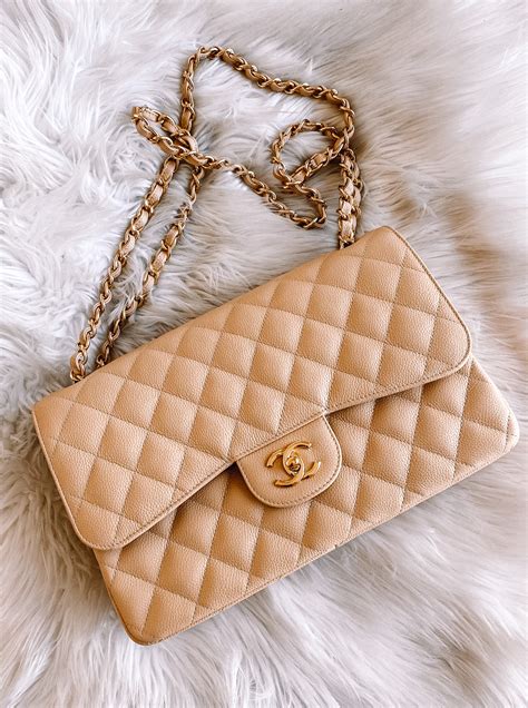 chanel beige jumbo double flap|chanel jumbo double flap review.